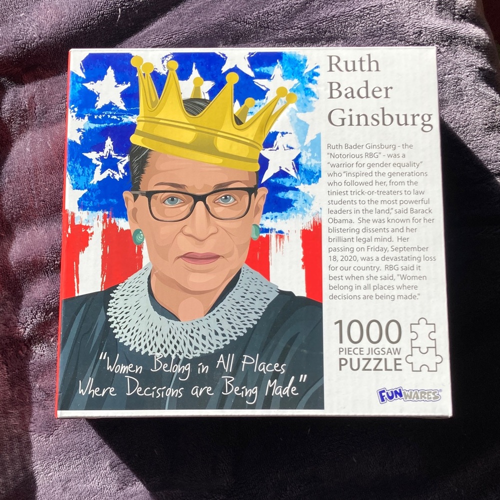 Ruth Bader Ginsburg Jigsaw Puzzle - 1000 Pieces